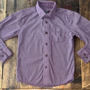 Boys Long Sleeved Button Up
